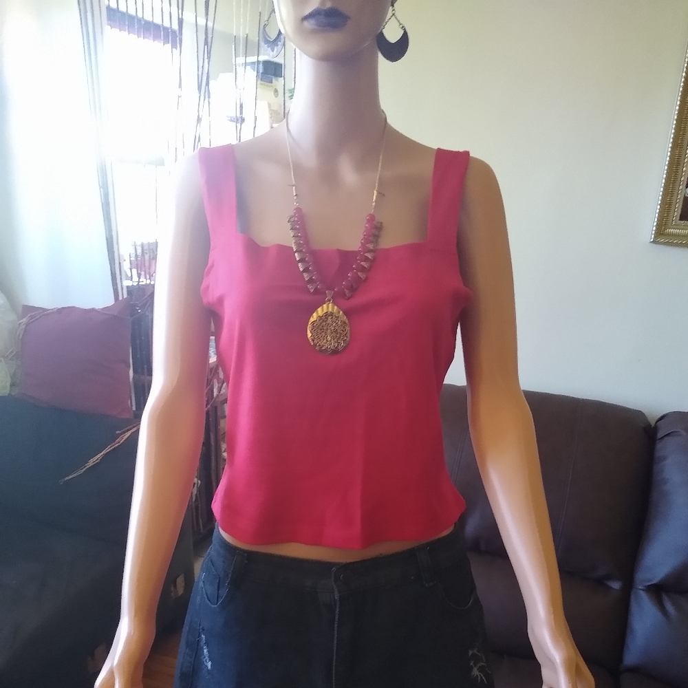 Red StrapTank Top